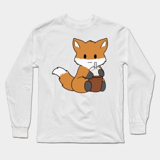 Fox Ice Coffee Long Sleeve T-Shirt